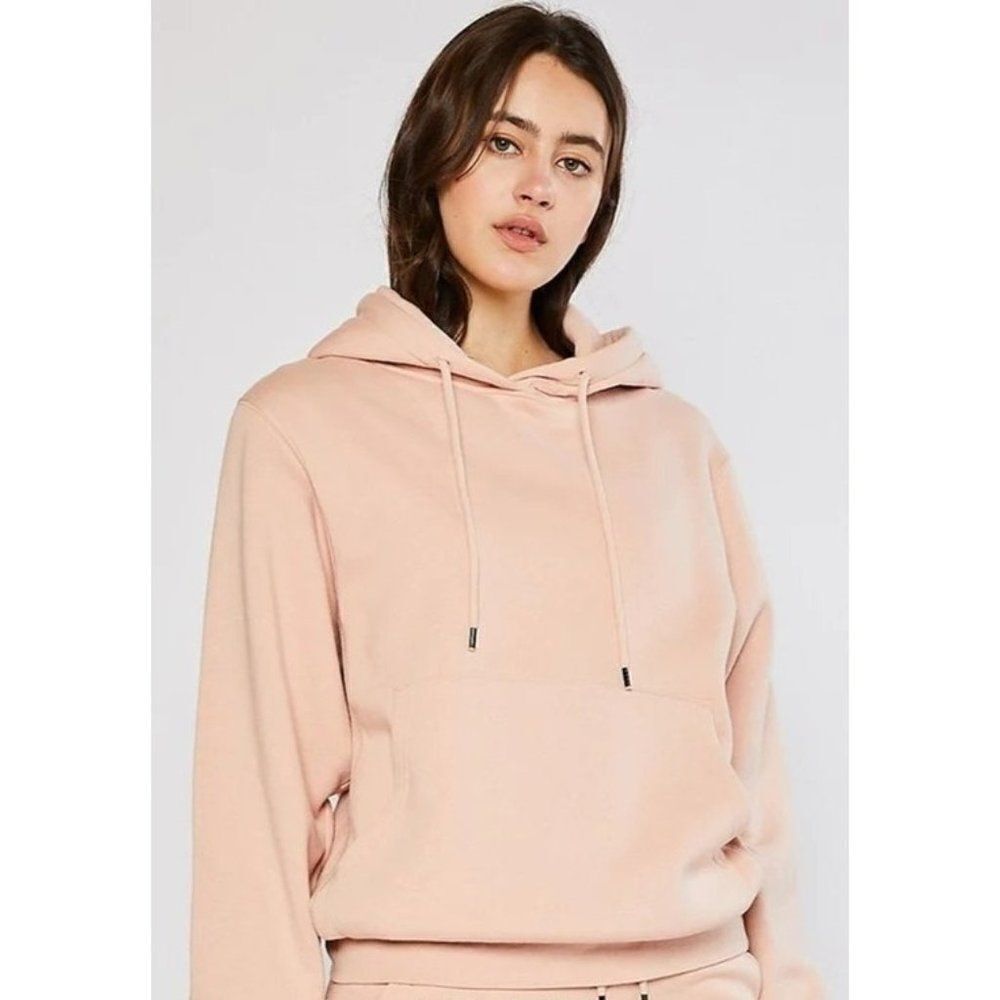 NEW Favorite Daughter Light Pink Hoodie Sweatshirt Size XS